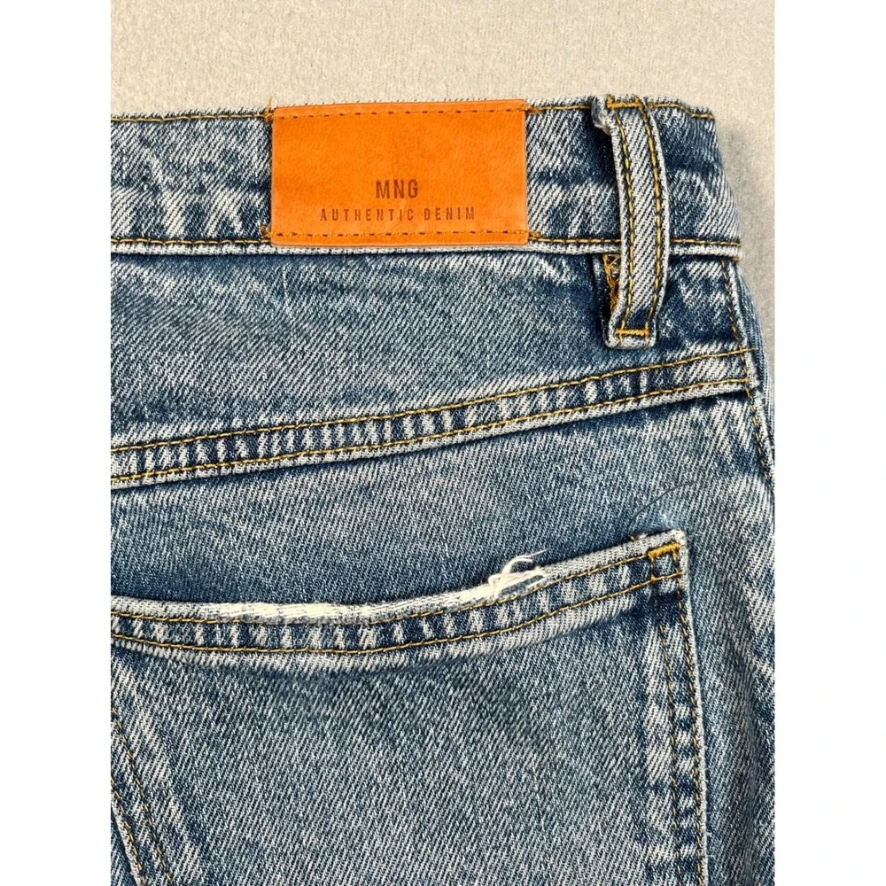 MNG Authentic Denim Women's‎ Light Wash Straight Leg Jeans Size 28